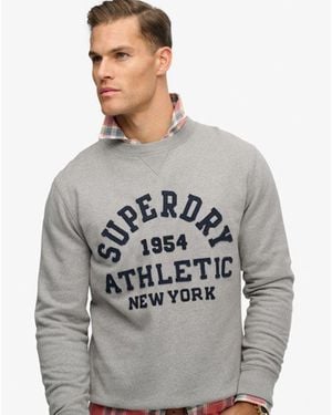Superdry Vintage Athletic Crew Sweatshirt - Grijs