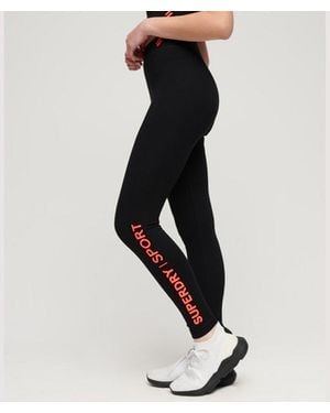 Superdry & Co Core Sports High Waisted leggings - Black
