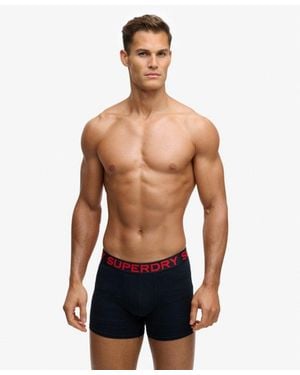 Superdry & Co Boxer Triple Pack - Blue