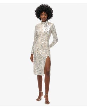 Superdry & Co Open Back Long-sleeved Midi Dress - White