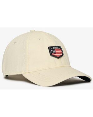 Superdry & Co Patched Baseball Cap - White