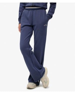 Superdry Athletic Essentials jogger Met Lage Taille - Blauw