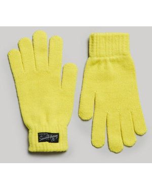 Superdry & Co Essential Logo Gloves - Yellow