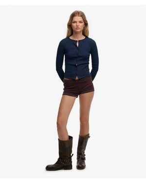 Superdry Athletic Essentials Vouwbare Short - Blauw