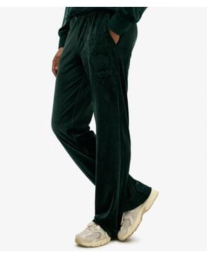 Superdry Country Club Velour joggingbroek - Zwart