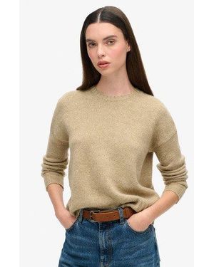Superdry Femme Pull Ras Du Cou Essential Taille - Neutre