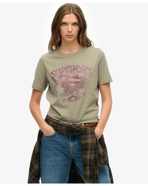 Superdry & Co Classic American Eagle T Shirt - Multicolour