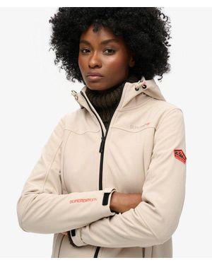 Superdry Hooded Classic Trekker Jacket - Natural