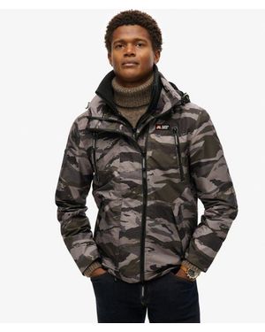 Superdry & Co Classic Camo Print Windbreaker Jacket - Black