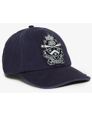 Superdry Femme Casquette De Baseball Vintage Crest Taille: 1Taille - Bleu