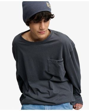 Superdry Bench X & Co Bench Boxy Long Sleeve Pocket Top - Black