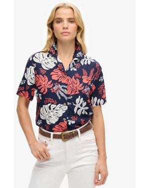 Superdry & Co Beach Resort Shirt - Blue