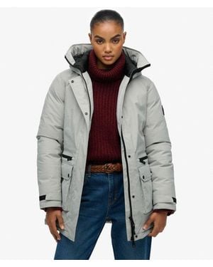 Superdry City Padded Parka Jacket - Gray