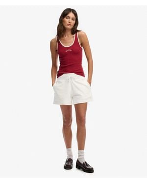 Superdry & Co Studios Sweat Shorts - Red