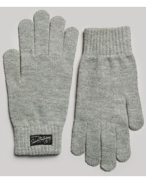 Superdry & Co Essential Logo Gloves - Grey