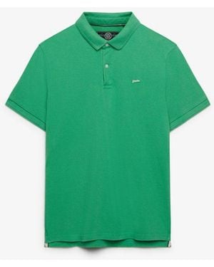 Superdry & Co Classic Pique Polo Shirt - Green