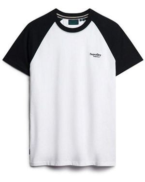 Superdry & Co Organic Cotton Essential Logo Baseball T-shirt - Black