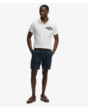 Superdry & Co Premium Regular Chino Shorts - White
