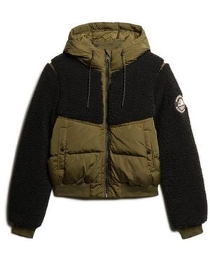 Superdry & Co Everest Bomber Hybrid Jacket - Green