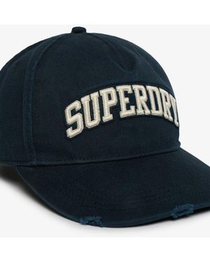 Superdry Femme Casquette Trucker Varsity Logo Taille: 1Taille - Bleu