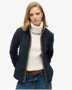 Superdry & Co Estate Full Zip Fleece - Blue