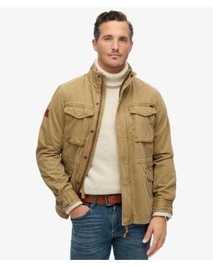 Superdry Rookie Military Jacket - Natural