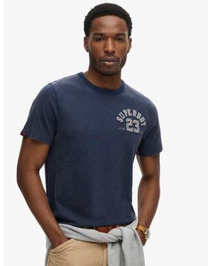 Superdry & Co Vintage Athletic Short Sleeve T-shirt - Blue