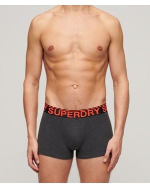 Superdry & Co Organic Cotton Trunk Triple Pack - Blue