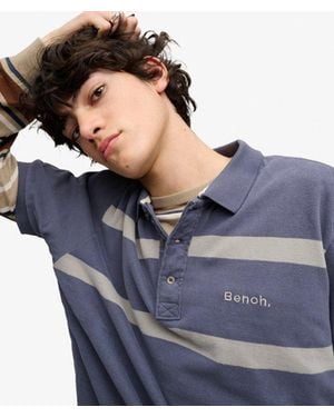 Superdry Bench X & Co Bench Supersoft Logo Polo Shirt - Blue
