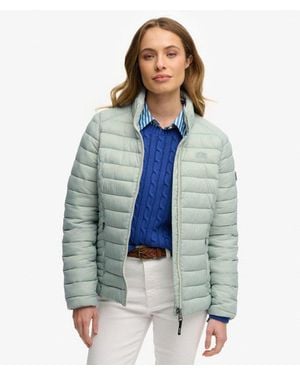 Superdry Fuji Lite Gewatteerde Jas - Blauw