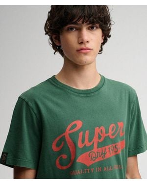Superdry & Co Vintage Script T-shirt - Green