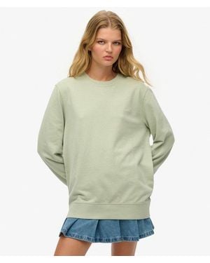 Superdry & Co Oversized Classic Essential Sweatshirt - Green