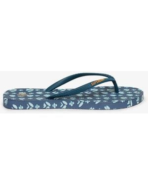 Superdry & Co All Over Print Flip Flops - Blue