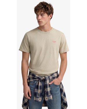 Superdry & Co Essential Stacked Logo Embroidered T-shirt - Grey