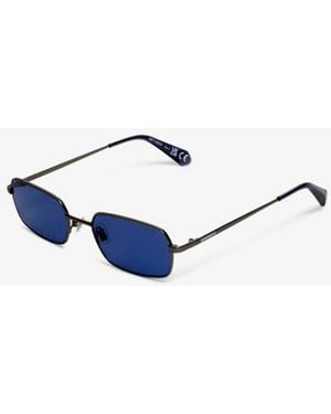 Superdry & Co Metal Rectangle Sunglasses - Blue