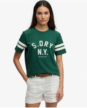Superdry Country Club Applique T-shirt - Green