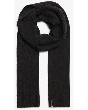 Superdry Essential Logo Gebreide Sjaal - Zwart
