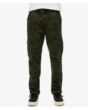 Superdry & Co Organic Cotton Core Cargo Trousers - Green
