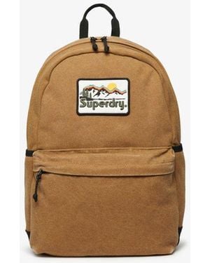 Superdry Workwear Montana Rugzak Van Canvas - Naturel