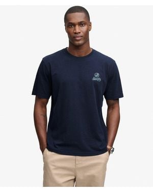 Superdry Athletic Club Graphic T-Shirt - Blue