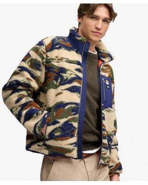 Superdry & Co Terrain Fleece Zip Through - Green