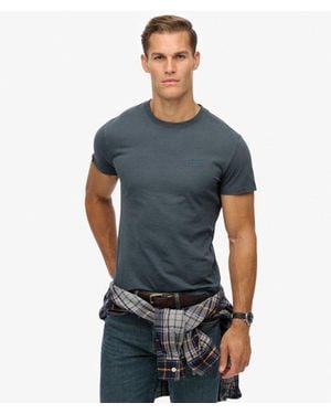 Superdry Organic Cotton Essential Logo T-shirt - Blue