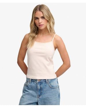Superdry & Co Athletic Essentials Stripe Cami - Blue