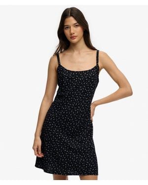 Superdry & Co Printed Cami Mini Dress - Black