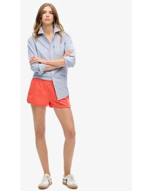 Superdry & Co Sports Tech Racer Shorts - Red