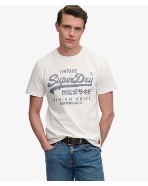 Superdry Vintage Logo Classic T-Shirt - White