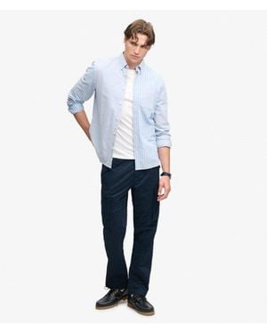 Superdry & Co Slim Taper Cargo Pants - Blue