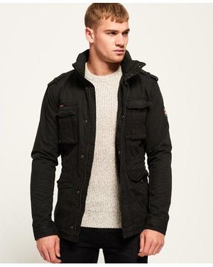 Superdry Rookie Heavy Weather Field Jacket Bitter - Black