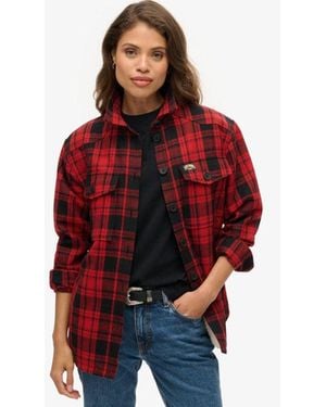 Superdry & Co Ladies Classic Embroide - Red
