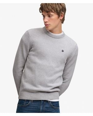 Superdry & Co Preppy Cotton Sweater - Gray